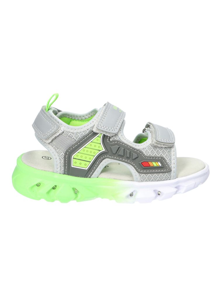 Sneakersy chłopięce, szare, skórzana wkładka, American Club