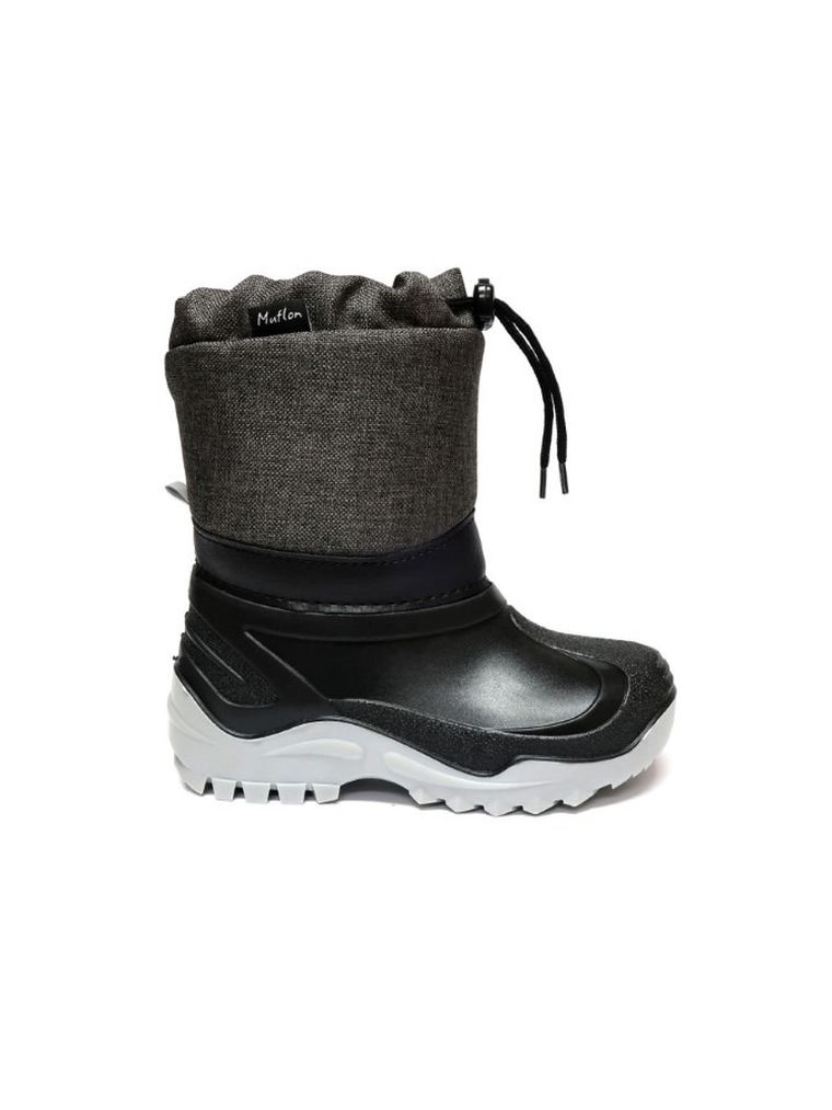 Śniegowce chłopięce, czarne, Muflon