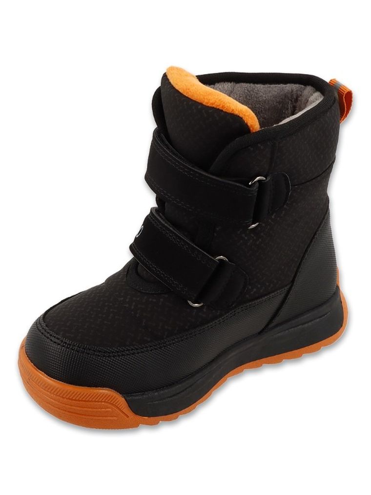 Śniegowce chłopięce, ocieplane, czarne, Befado