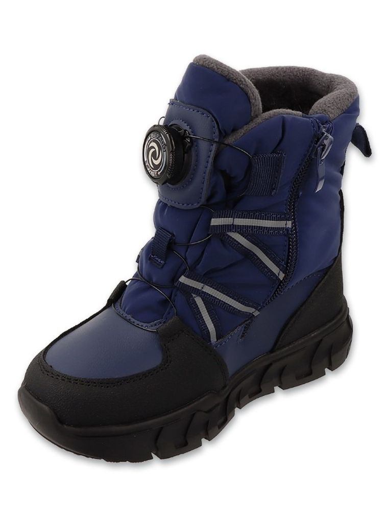 Śniegowce chłopięce, ocieplane, granatowe, Befado