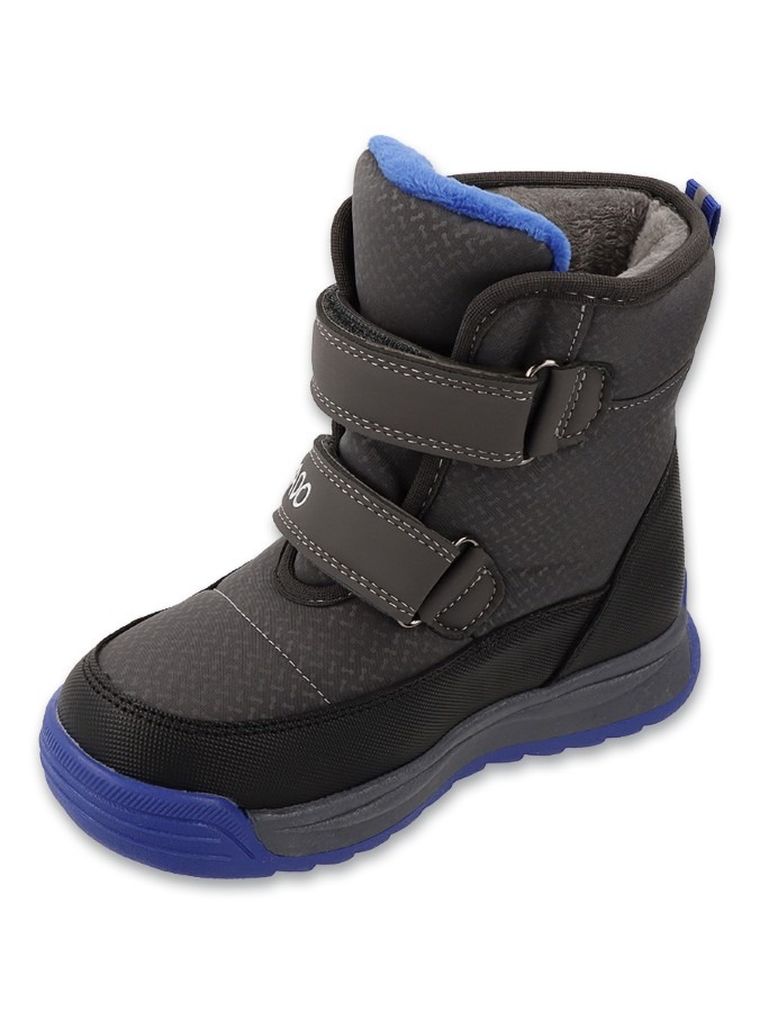 Śniegowce chłopięce, ocieplane, szare, Befado