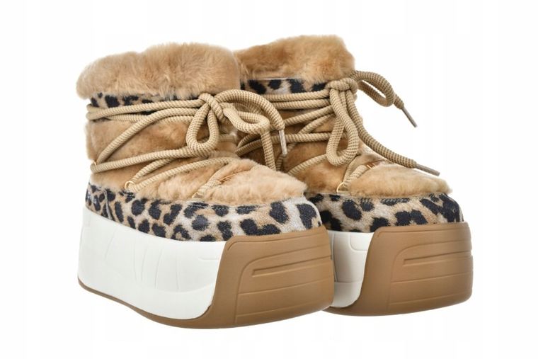 Śniegowce damskie, brązowe, Big Star