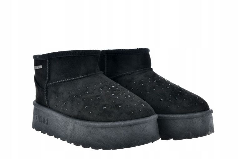 Śniegowce damskie, czarne, Big Star