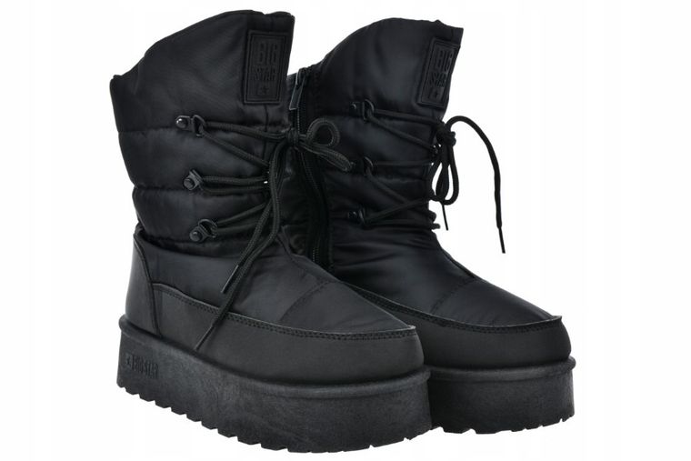 Śniegowce damskie, czarne, Big Star