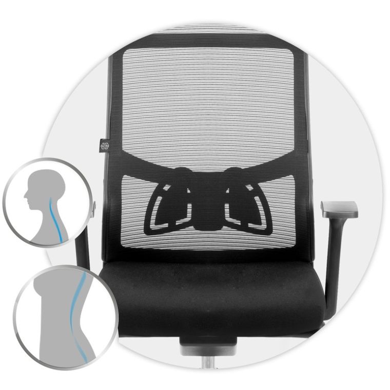 Sofotel, Brema, fotel biurowy, czarny