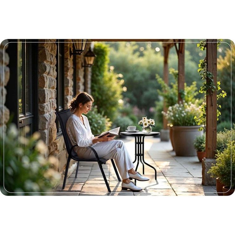 Sofotel, stolik ogrodowy, okrągły, 60-71 cm