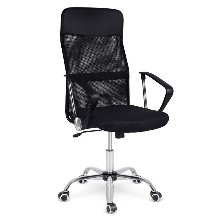 Sofotel, Tamar, fotel biurowy z mikrosiatki, czarny