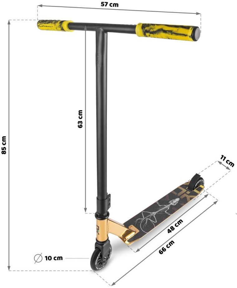 Soke, Evo Street, hulajnoga wyczynowa, Gold