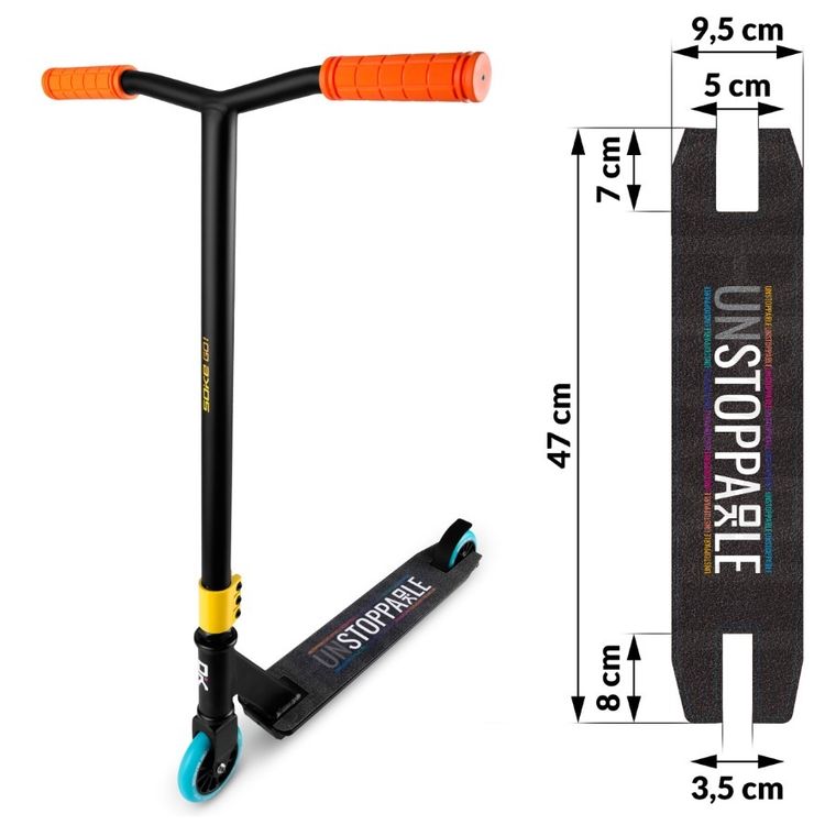 Soke, griptape do hulajnogi wyczynowej, 47,4-9,6 cm