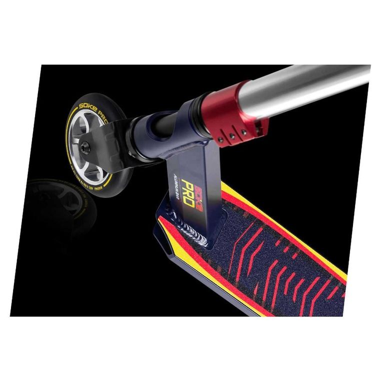 Soke, Pro, hulajnoga wyczynowa, granatowo-czerwona