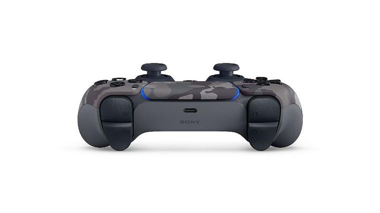 Sony, DualSense, kontroler bezprzewodowy, Grey Camo Camouflage