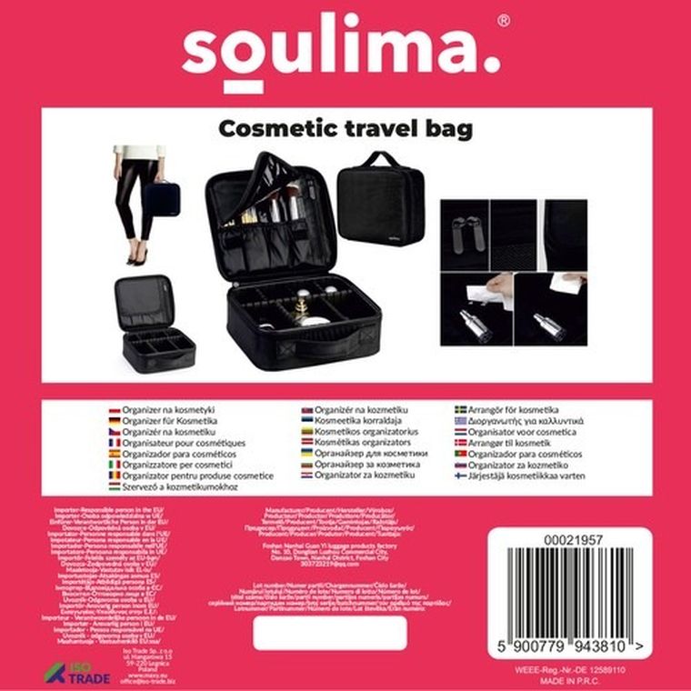 Soulima, kosmetyczka, organizer na kosmetyki
