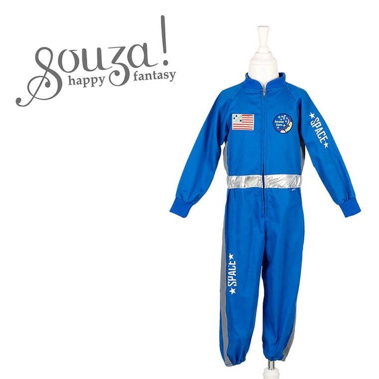 Souza! Andre, kostium kombinezon astronauty, niebieski, 5-7 lat