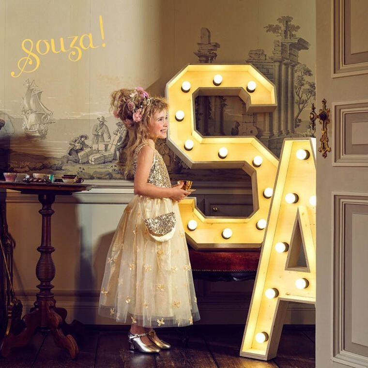 Souza! Angelique, tiulowa sukienka wizytowa, 5-7 lata