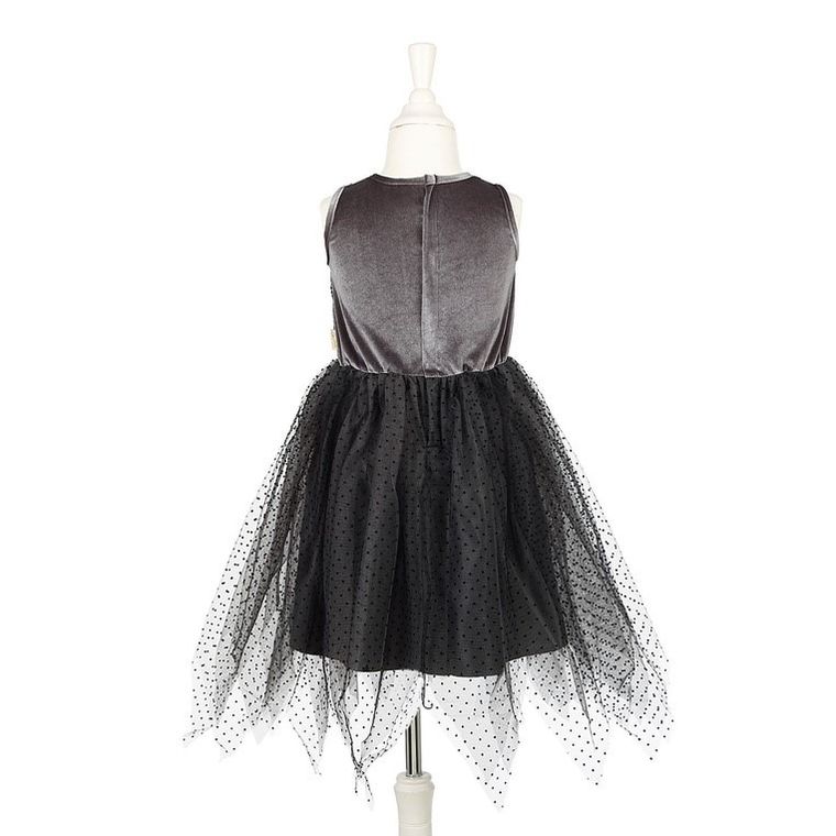 Souza! Czarownica Mathilde, sukienka tiulowa z nietoperzami, strój, 8-10 lat