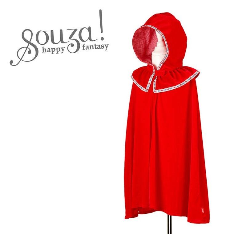 Souza! Czerwony Kapturek, kostium peleryna, 4-8 lat