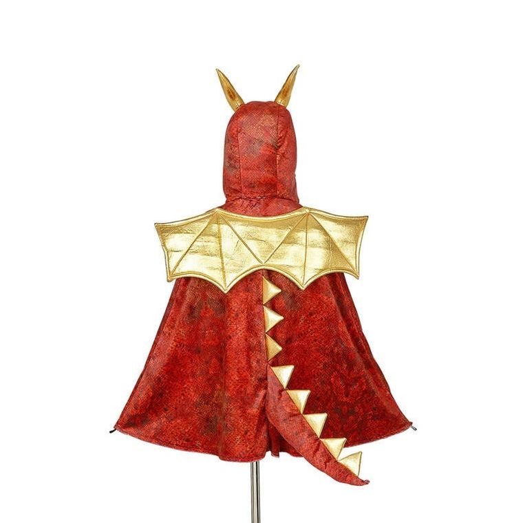 Souza! Czerwony Smok, peleryna z kapturem-maską, 4-7 lat