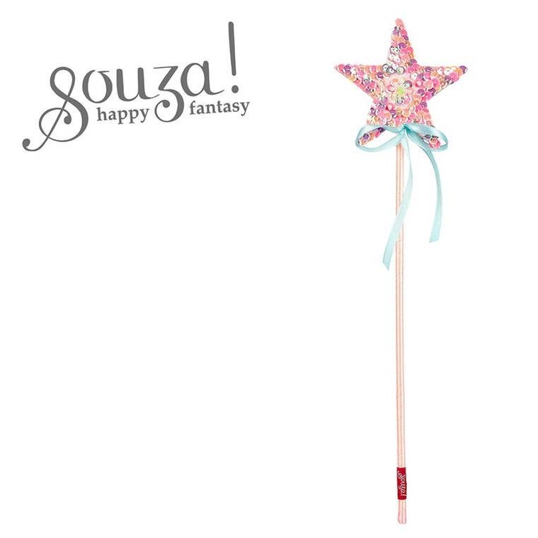 Souza! Daniella, różdżka z cekinową kolorową gwiazdą