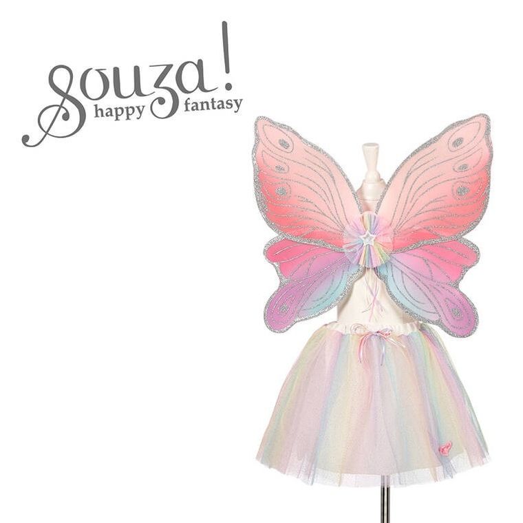 Souza! Elf Carlina, spódniczka i skrzydła, strój elfa, 3-5 lat