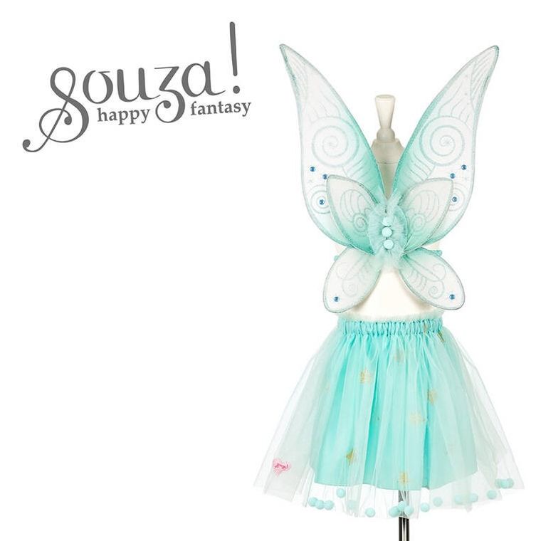 Souza! Elf wróżka Angelina, kostium spódniczka i skrzydła, 3-5 lat