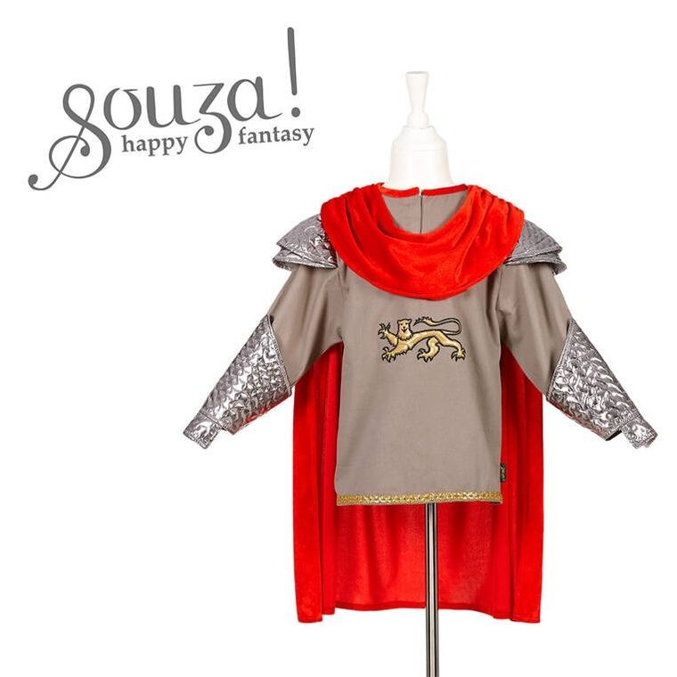 Souza! Król Arthur, kostium miękka zbroja z peleryną, 5-7 lat