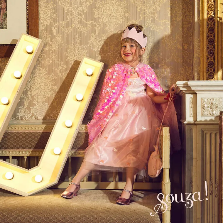 Souza! Madeleine, pantofelki na obcasie, różowy metalik, rozmiar 32