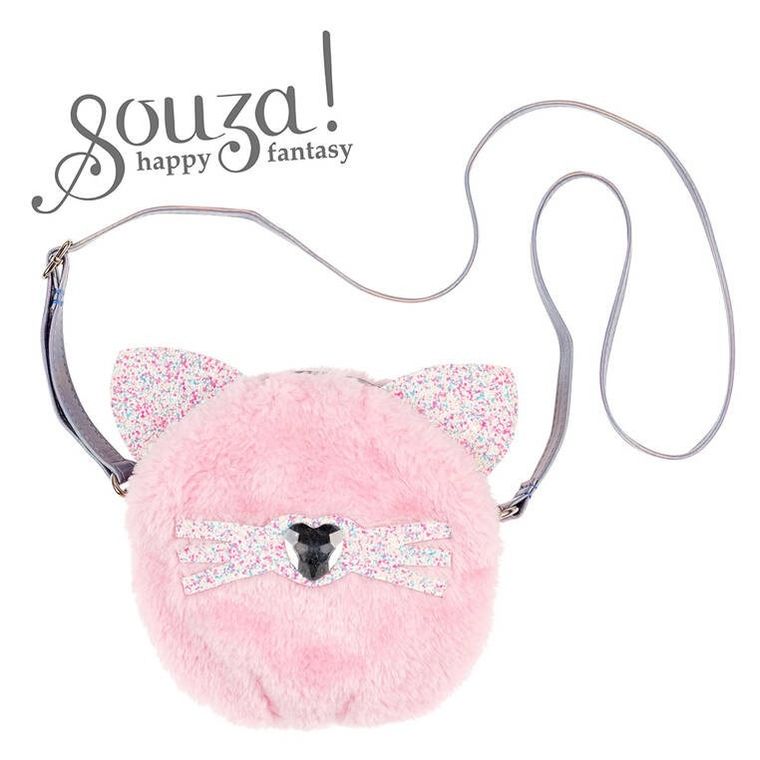 Souza! Mimi, torebka na ramię, kotek, różowa