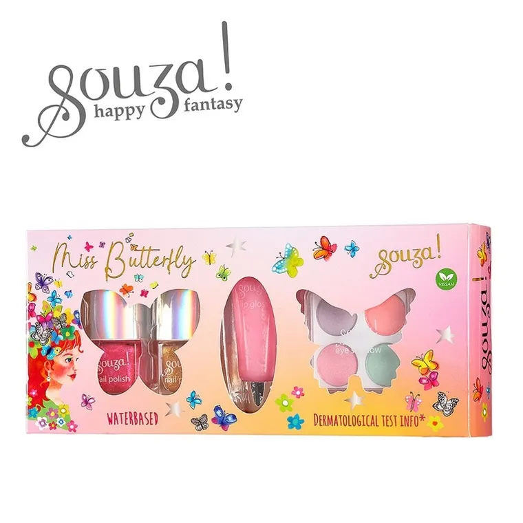 Souza! Motyl, kosmetyki do makijażu dla dzieci, 7 elementów
