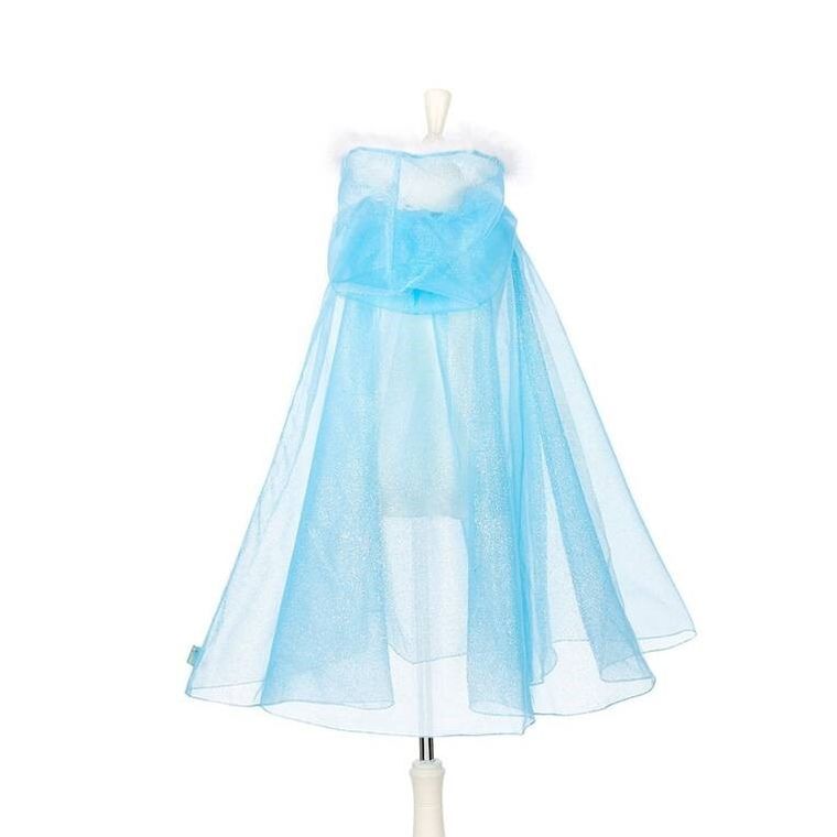 Souza! peleryna królowej śniegu z kapturem, strój, 8-10 lat