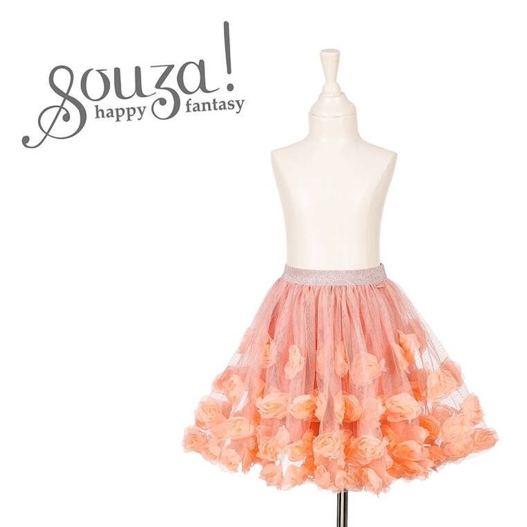 Souza! Rosanna, kostium spódniczka tiulowa w róże, 5-7 lat