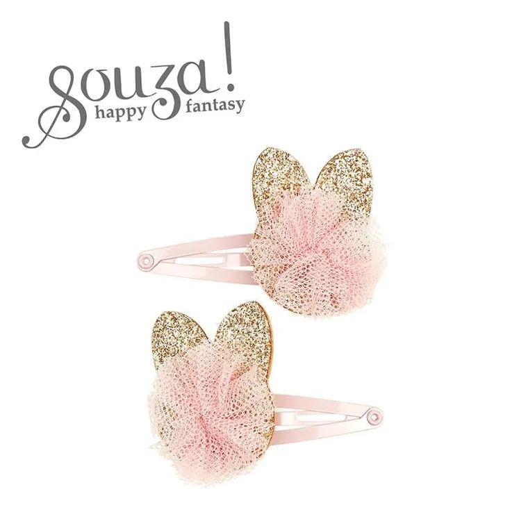 Souza! Suzan, spinki do włosów, brokatowe kotki, 2 szt.