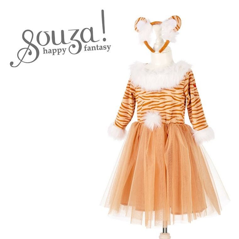 Souza! Tygrysica Thara, kostium sukienka + opaska, 8-10 lat