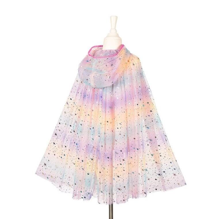 Souza! Wróżka Julyanne, tęczowa peleryna z kapturem, strój, 3-4 lata