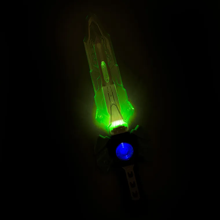 Space Weapon, kosmiczna broń, zabawka ze światłem i dźwiękiem