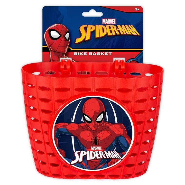 Spider-Man, koszyk rowerowy