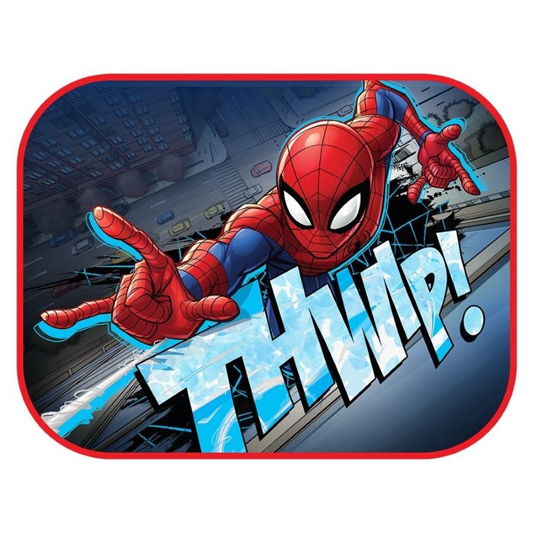 Spider-Man, zasłonka przeciwsłoneczna na szybę, 44-35 cm, 2 szt.