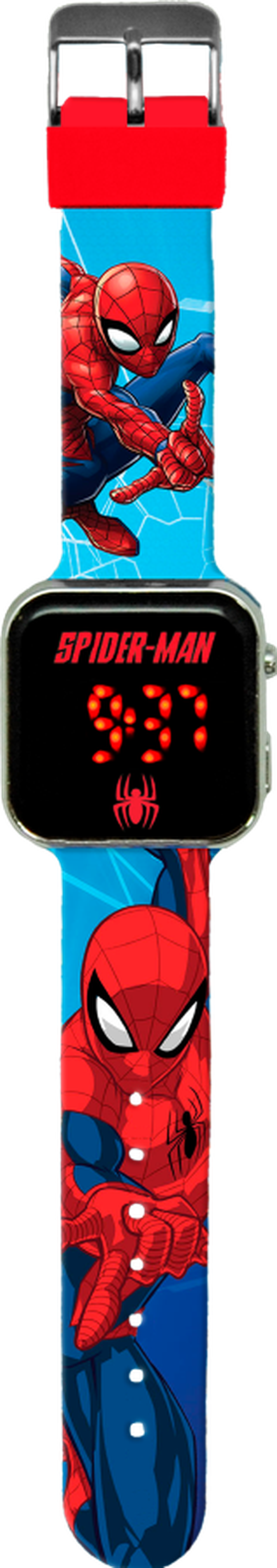 Spider-Man, zegarek LED z kalendarzem