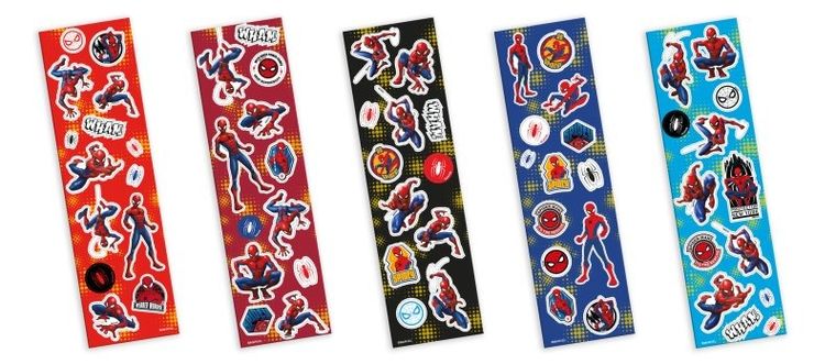 Spider-Man, zestaw naklejek