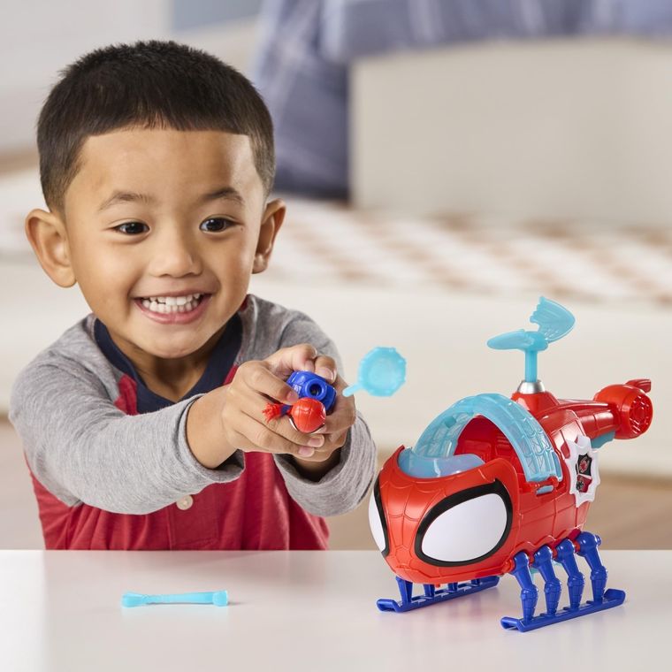 Spidey i Super-Kumple, Spidey i Helikopter Pajęczej Drużyny, zestaw do zabawy