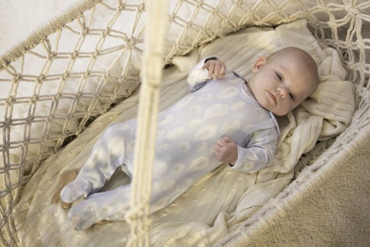 Śpiochy chłopięce, niebieskie, Bamboo, Eevi