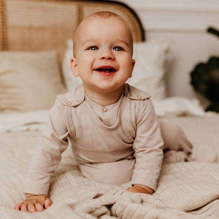 Śpiochy niemowlęce, beżowe, Eevi