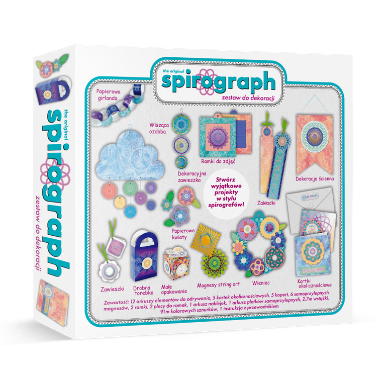 Spirograph, kreatywny zestaw artystyczny, manualny
