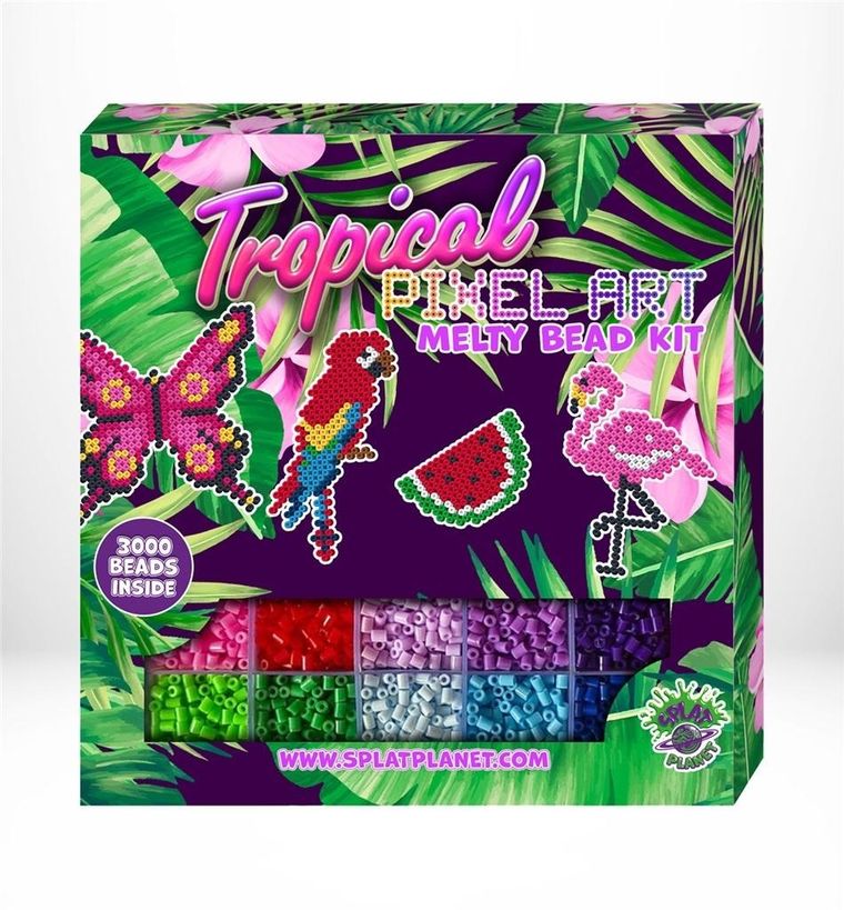 Splat Planet, zestaw koralików do prasowania, tropiki, 300 szt.