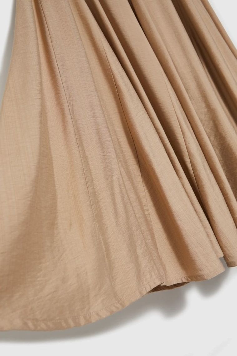 Spódnica damska, beżowa, Moodo