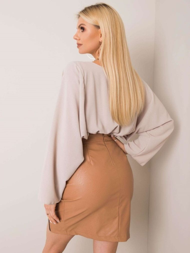 Spódnica damska, brązowa, Italy Moda