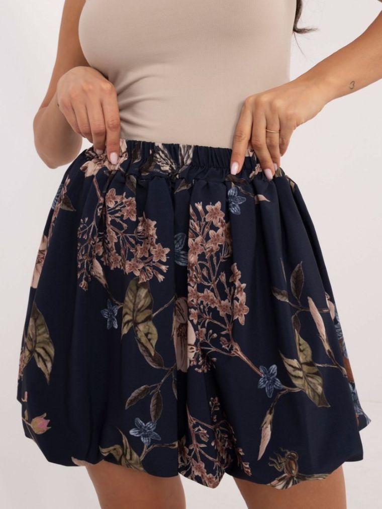 Spódnica damska, granatowa, Italy Moda