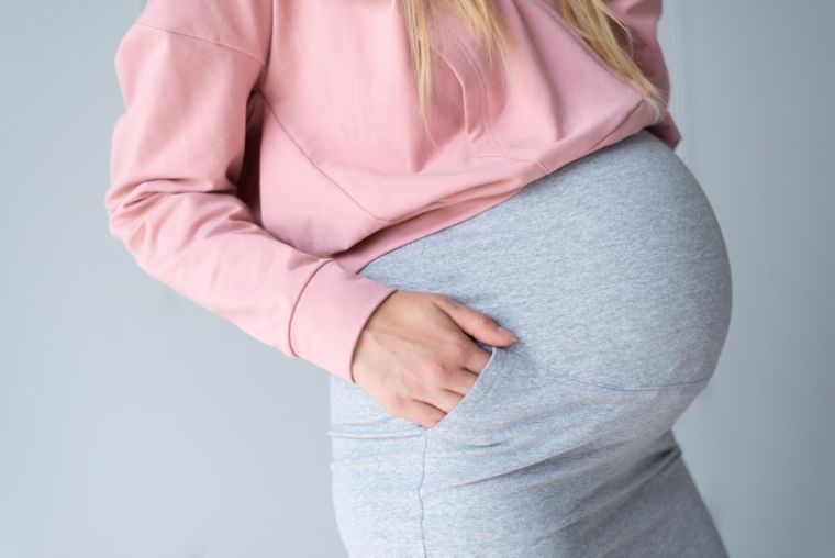 Spódnica damska, ołówkowa, jasnoszara, Miracle