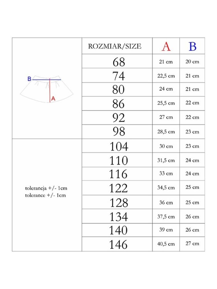 Spódnica dziewczęca, czarna, Nicol