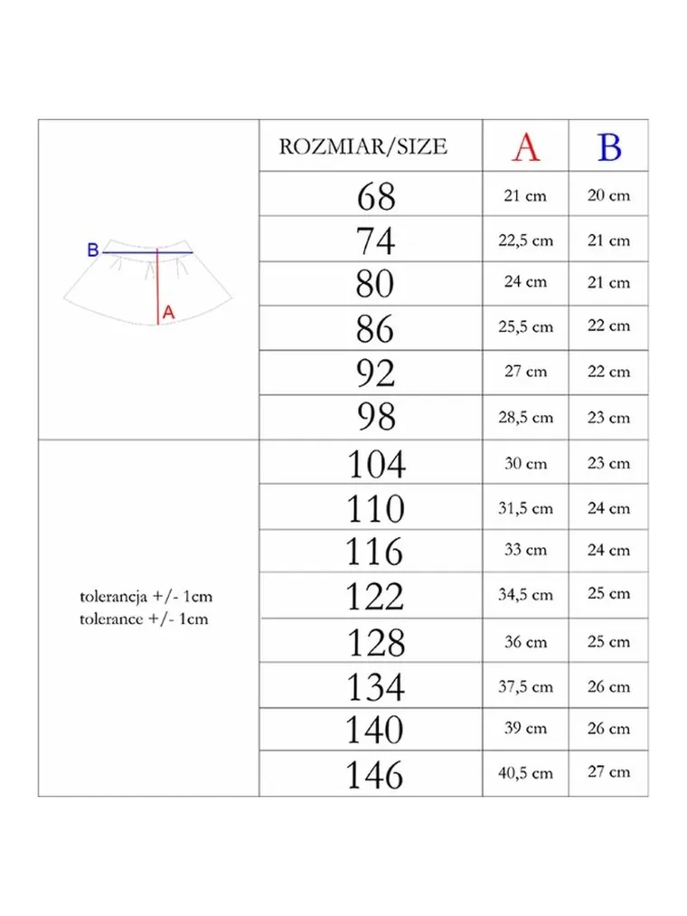 Spódnica dziewczęca, czarna, Nicol