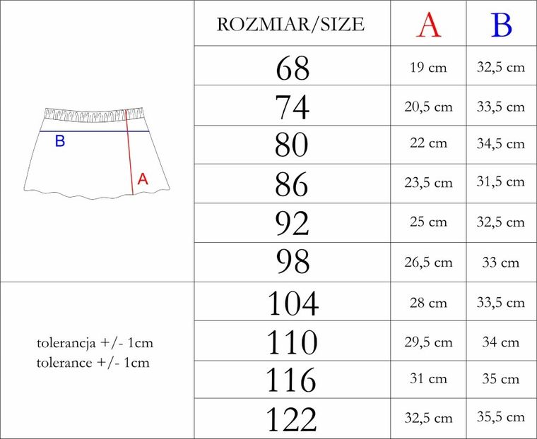 Spódnica dziewczęca, mix, Nicol
